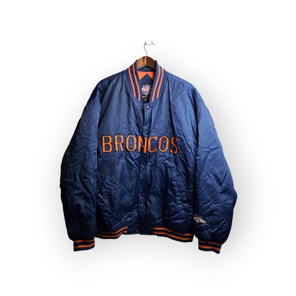 Vintage NFL Game Day Denver Broncos Bomber Jacket XXL - Picture 2 of 6